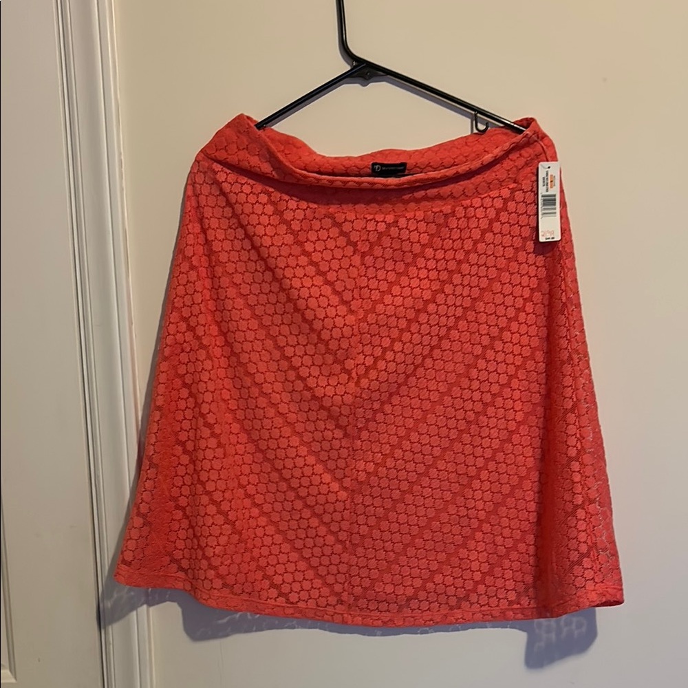 Elegant peach Lace Skirt